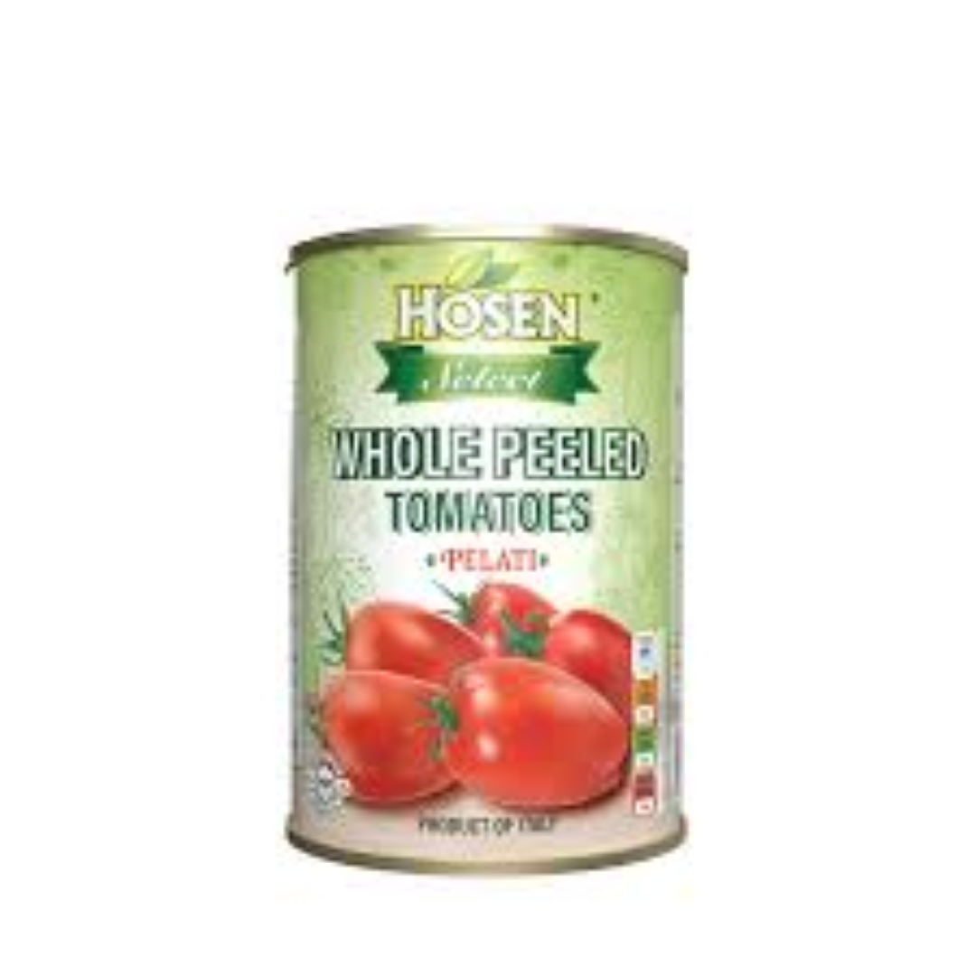 HOSEN WHOLE PEELED TOMATO 400G